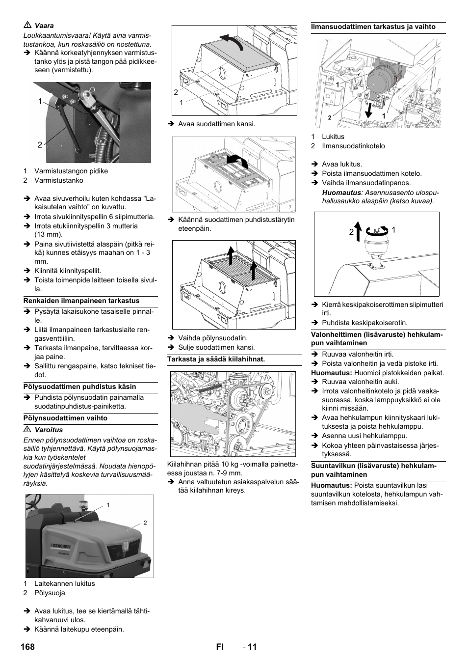 Karcher KM 150-500 LPG User Manual | Page 168 / 457