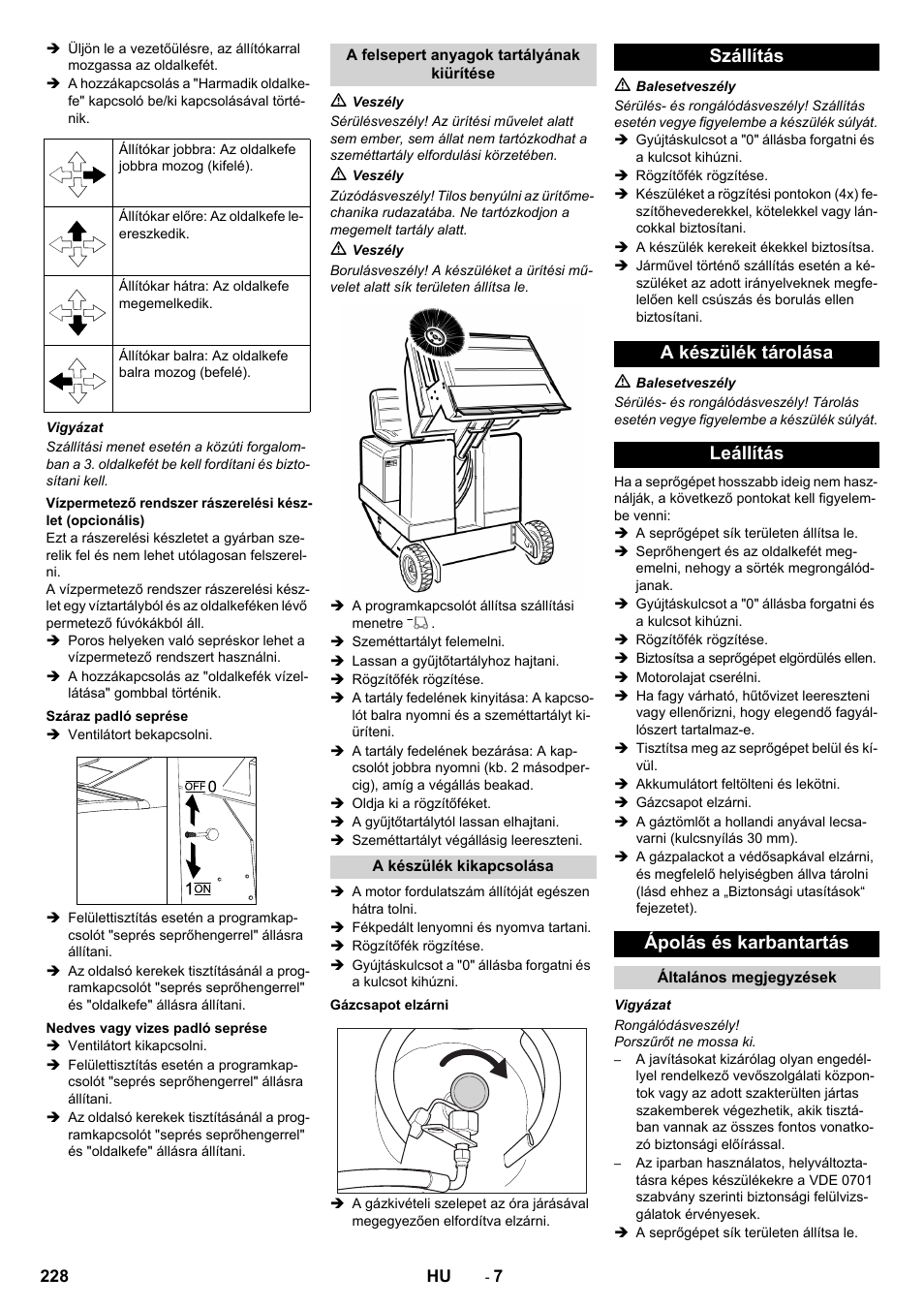 Karcher KM 150-500 LPG User Manual | Page 228 / 457