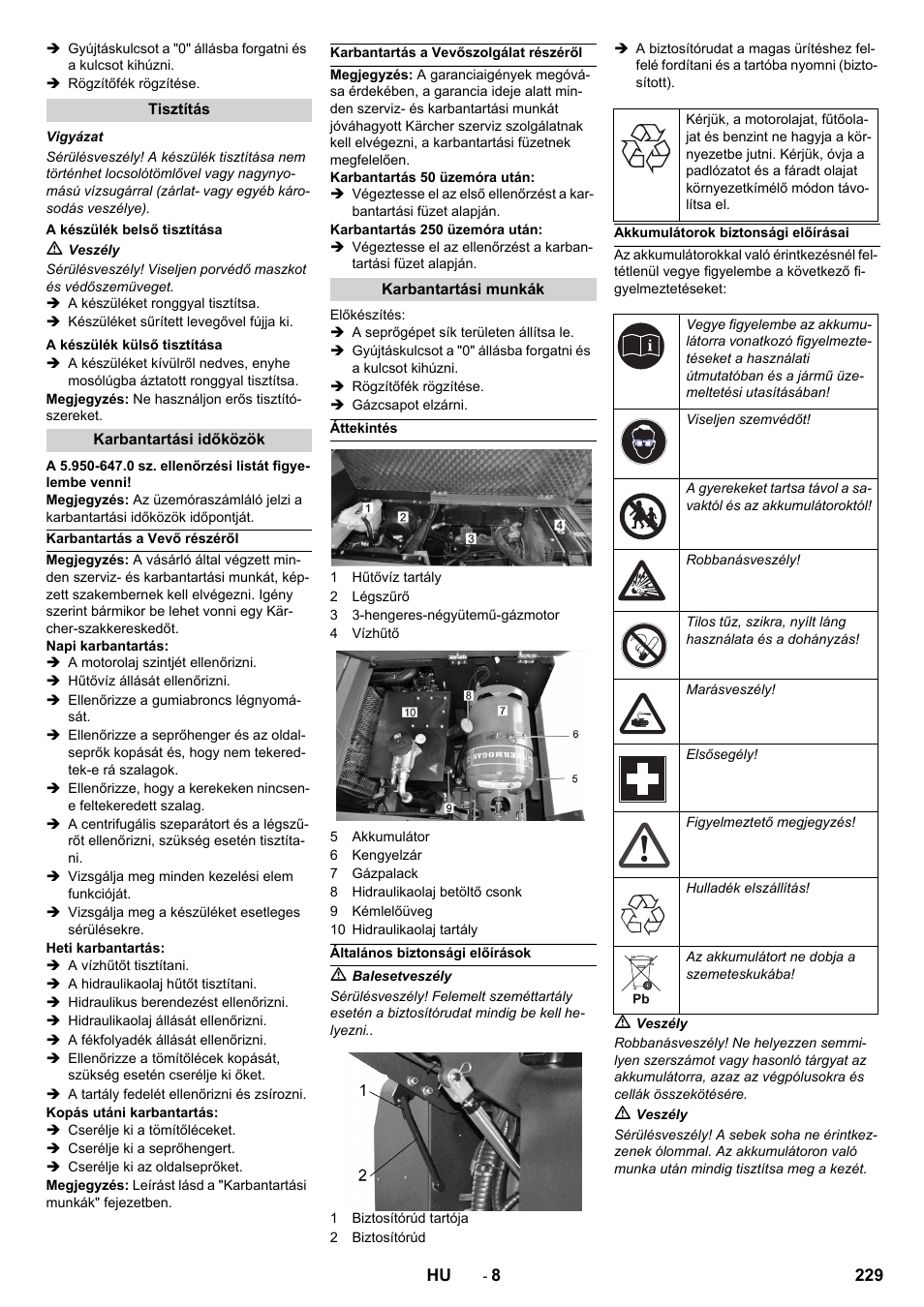 Karcher KM 150-500 LPG User Manual | Page 229 / 457