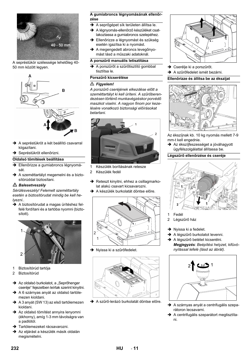 Karcher KM 150-500 LPG User Manual | Page 232 / 457