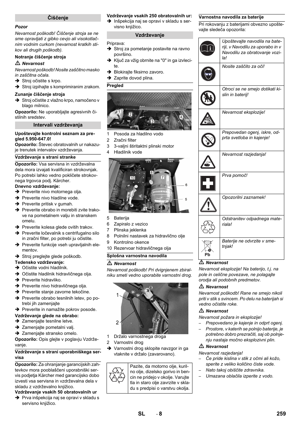 Karcher KM 150-500 LPG User Manual | Page 259 / 457