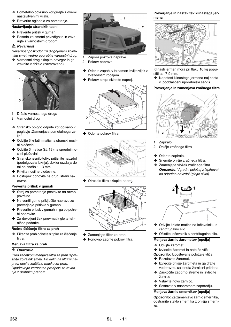 Karcher KM 150-500 LPG User Manual | Page 262 / 457