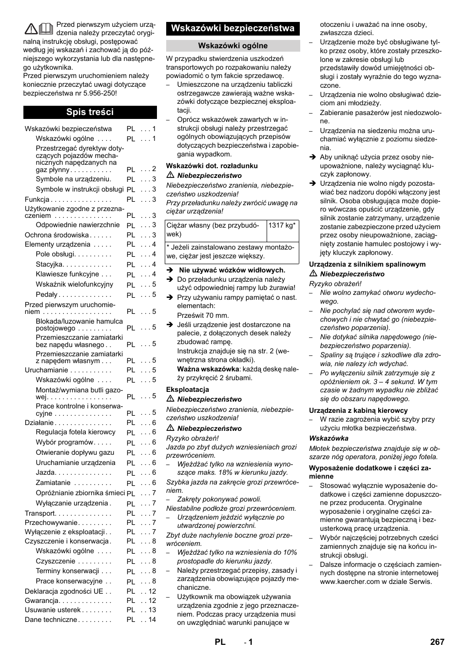 Karcher KM 150-500 LPG User Manual | Page 267 / 457