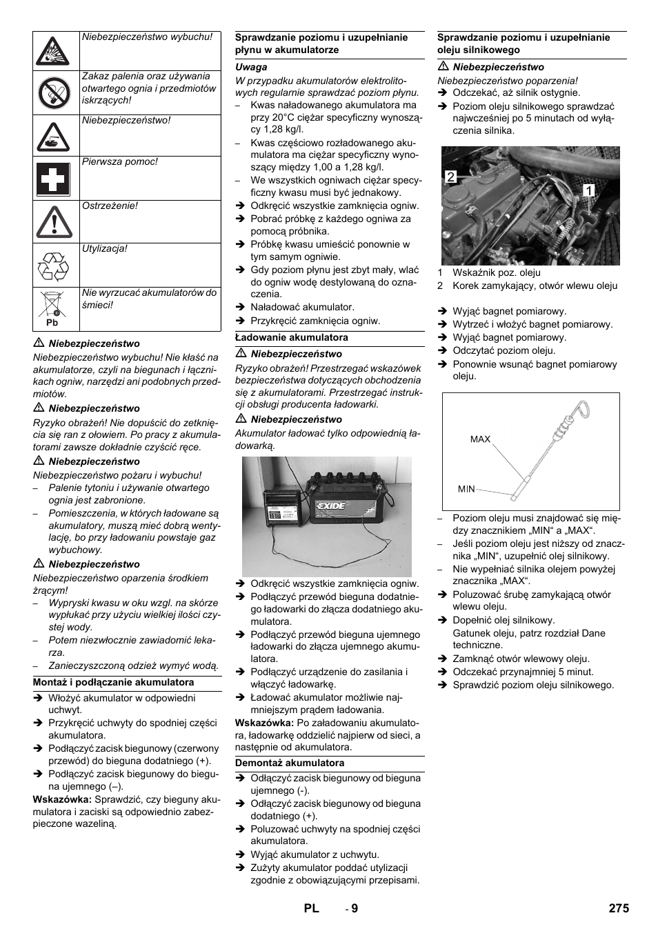 Karcher KM 150-500 LPG User Manual | Page 275 / 457