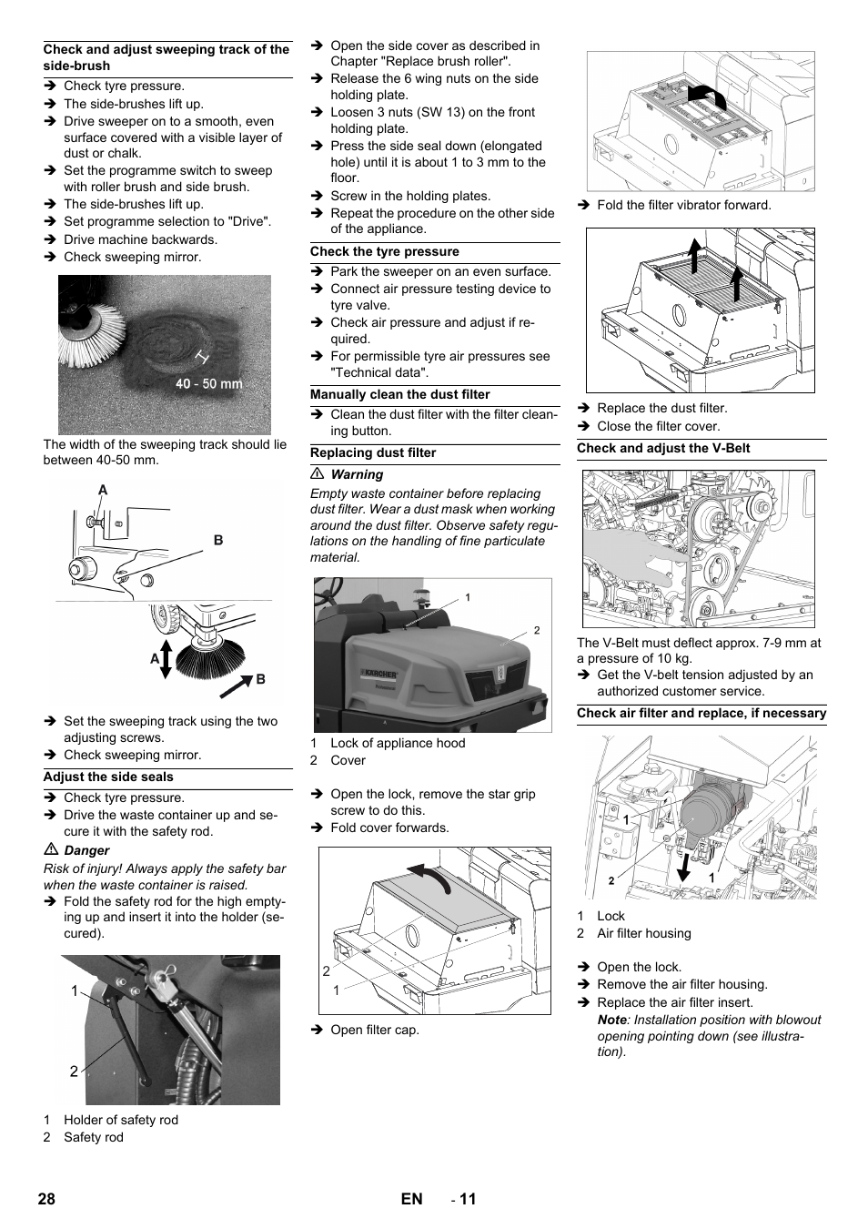 Karcher KM 150-500 LPG User Manual | Page 28 / 457