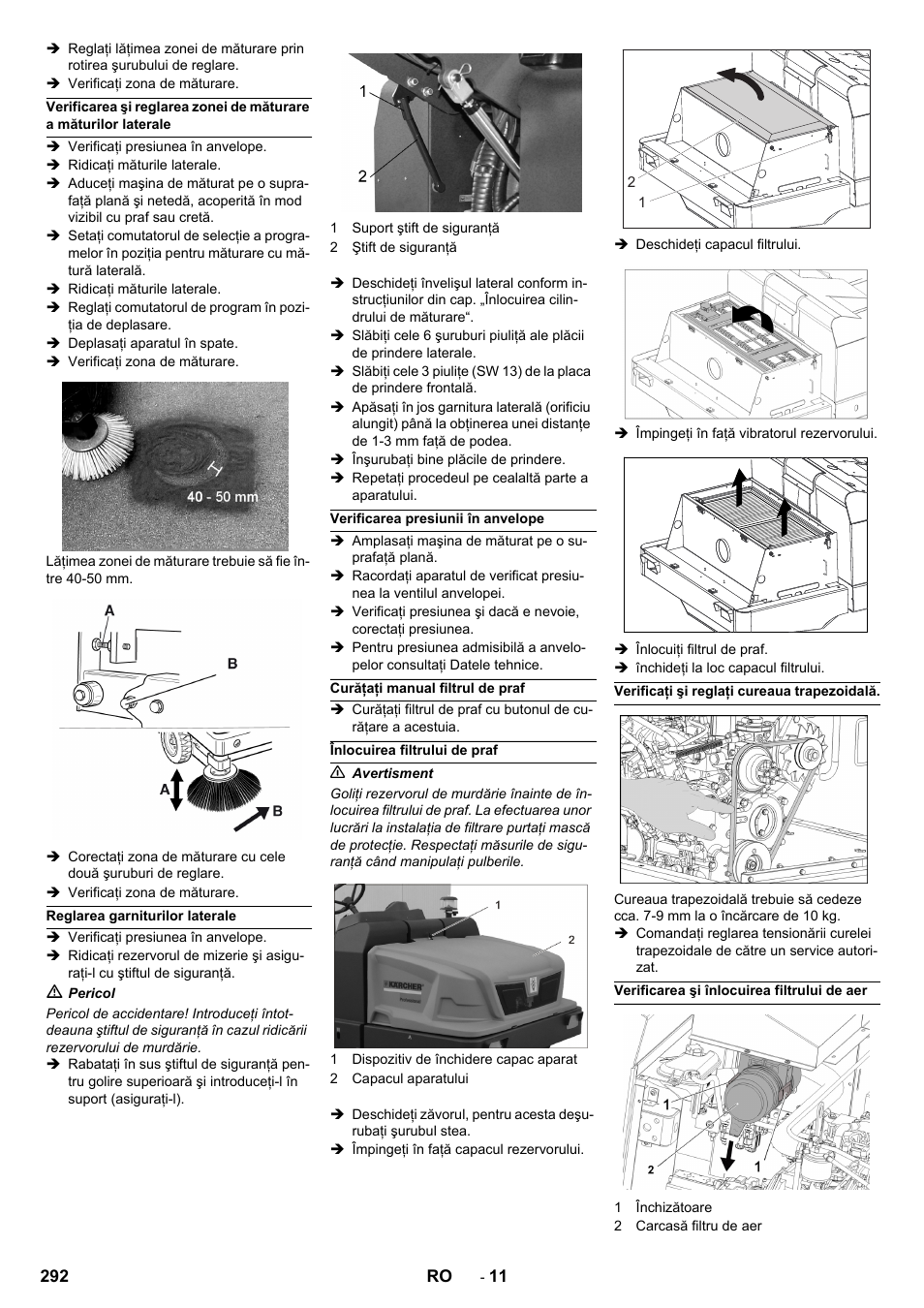 Karcher KM 150-500 LPG User Manual | Page 292 / 457