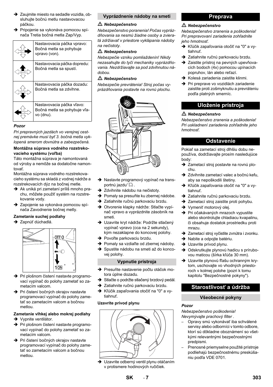 Karcher KM 150-500 LPG User Manual | Page 303 / 457