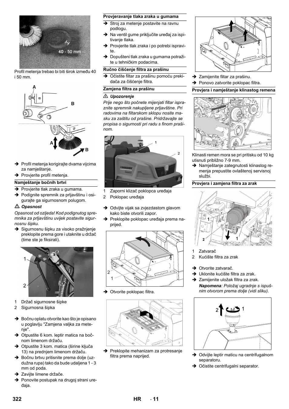 Karcher KM 150-500 LPG User Manual | Page 322 / 457