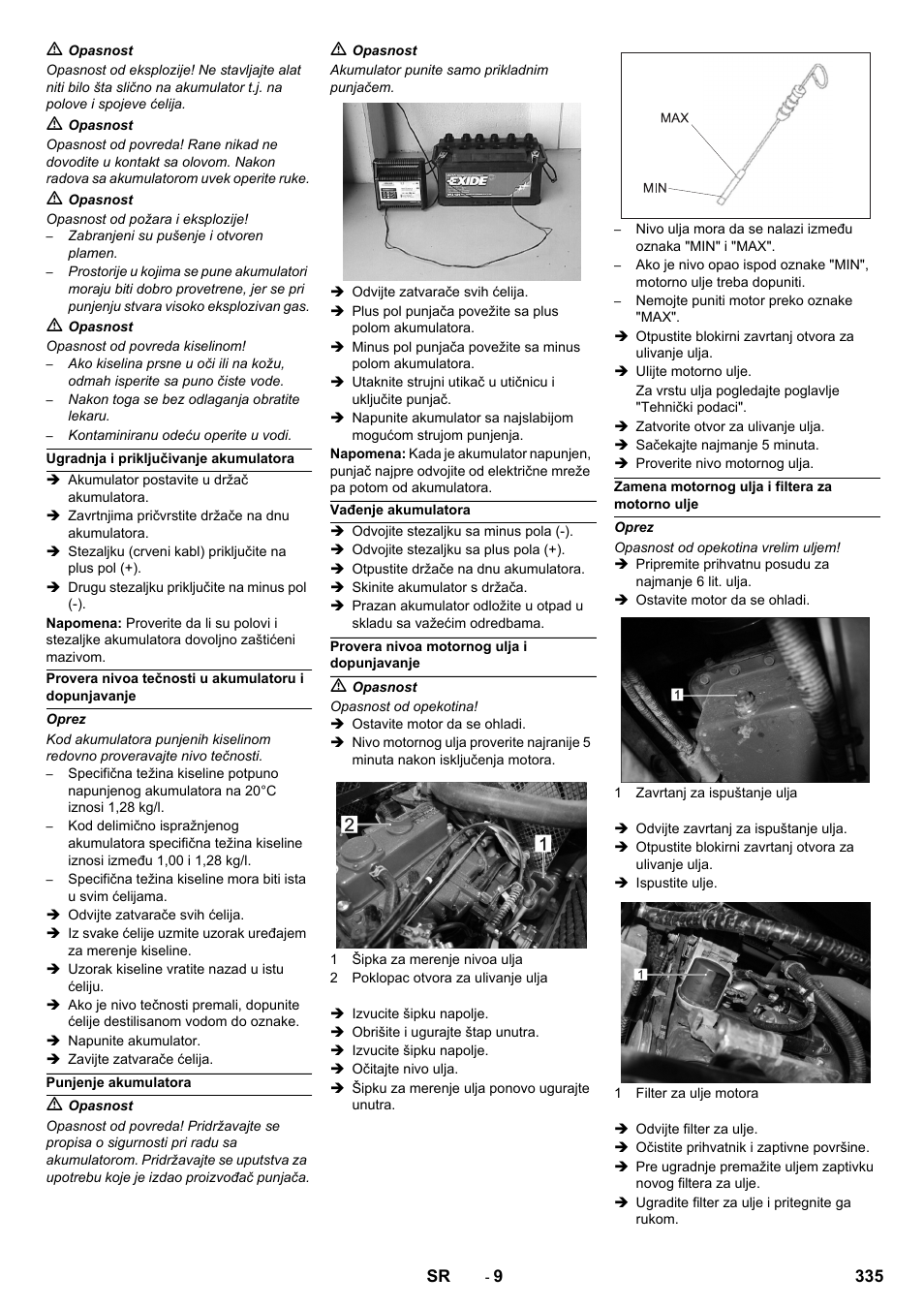 Karcher KM 150-500 LPG User Manual | Page 335 / 457