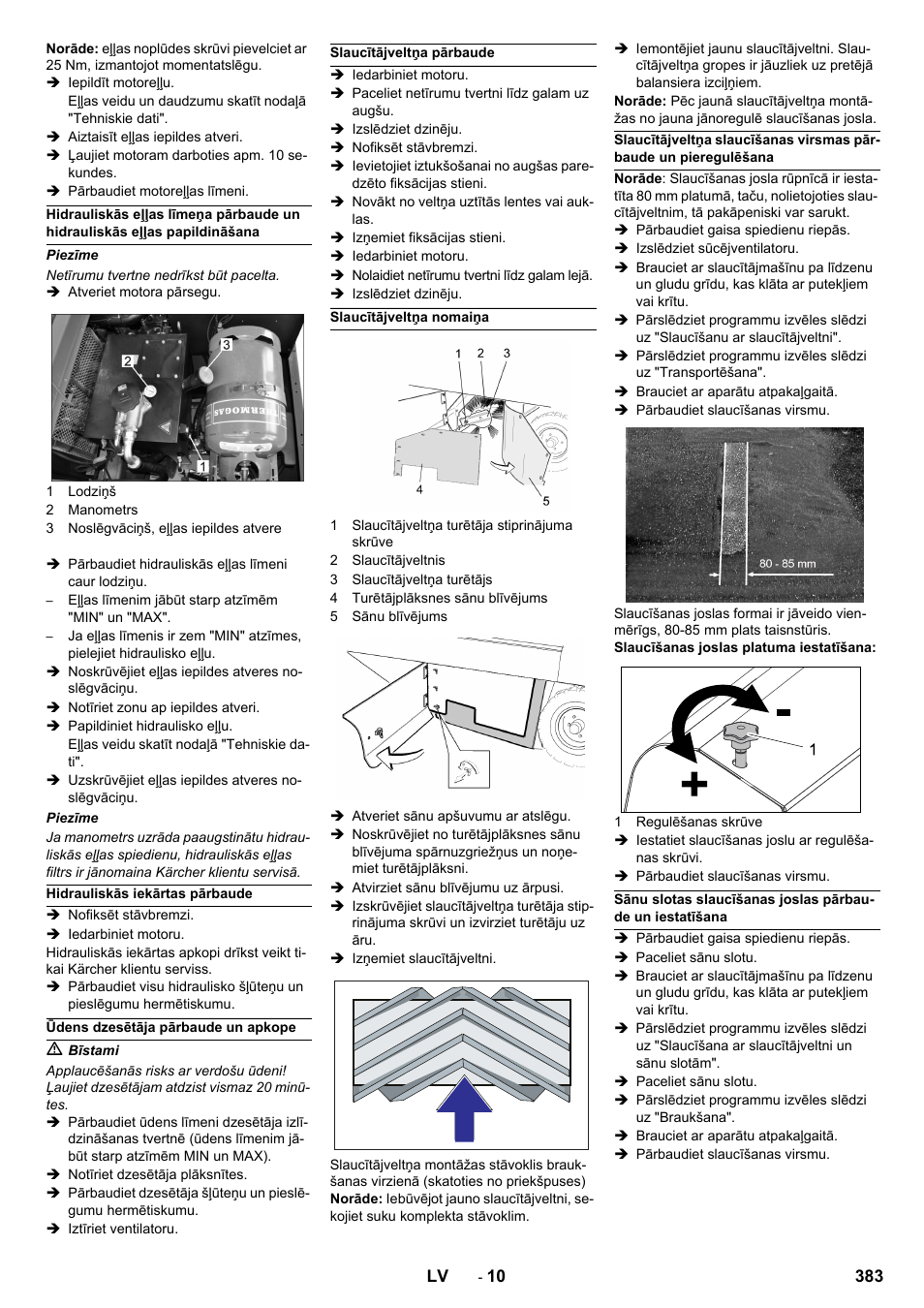 Karcher KM 150-500 LPG User Manual | Page 383 / 457