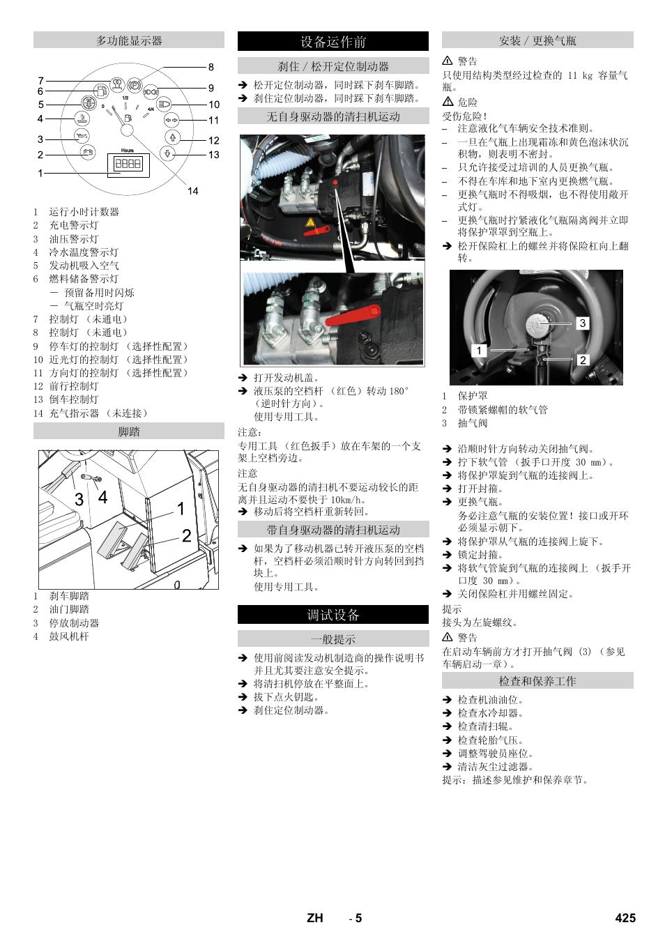 Karcher KM 150-500 LPG User Manual | Page 425 / 457