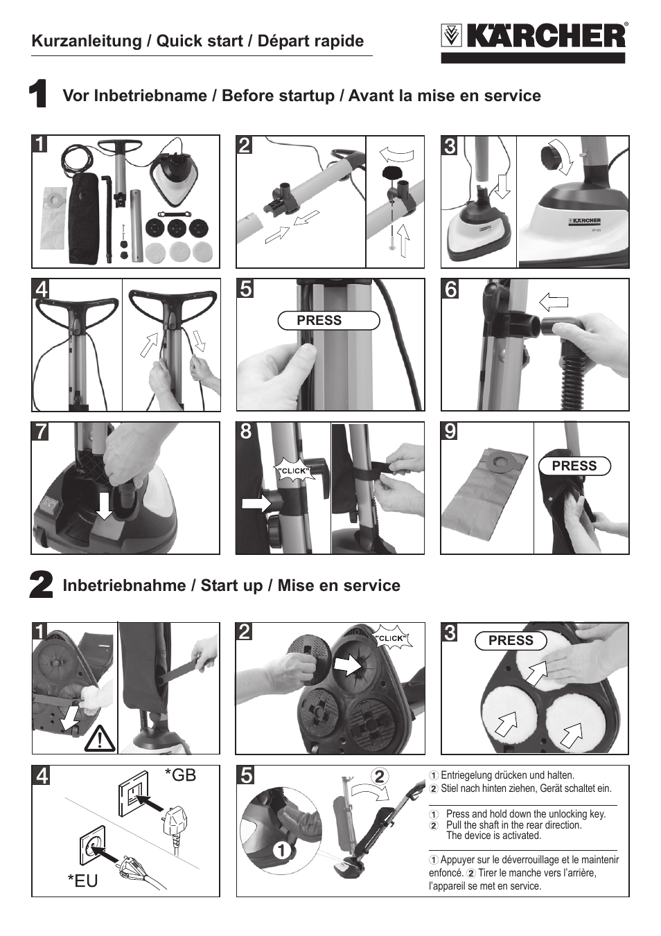 Karcher FP 303 User Manual | 4 pages