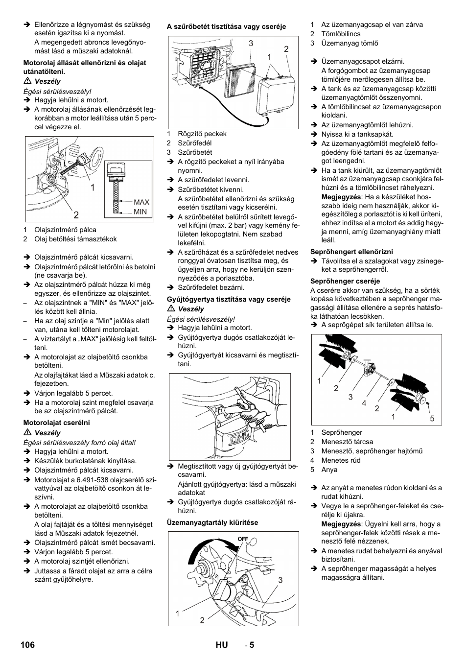 Karcher KM 80 W P User Manual | Page 106 / 196