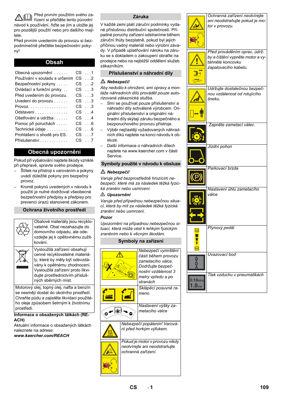 Karcher KM 80 W P User Manual | Page 109 / 196