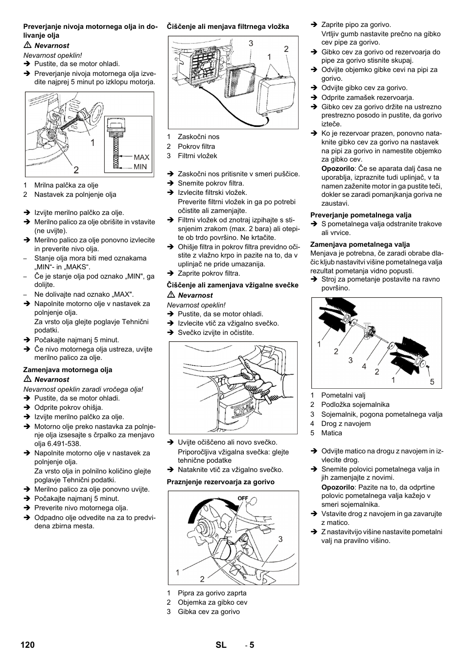 Karcher KM 80 W P User Manual | Page 120 / 196