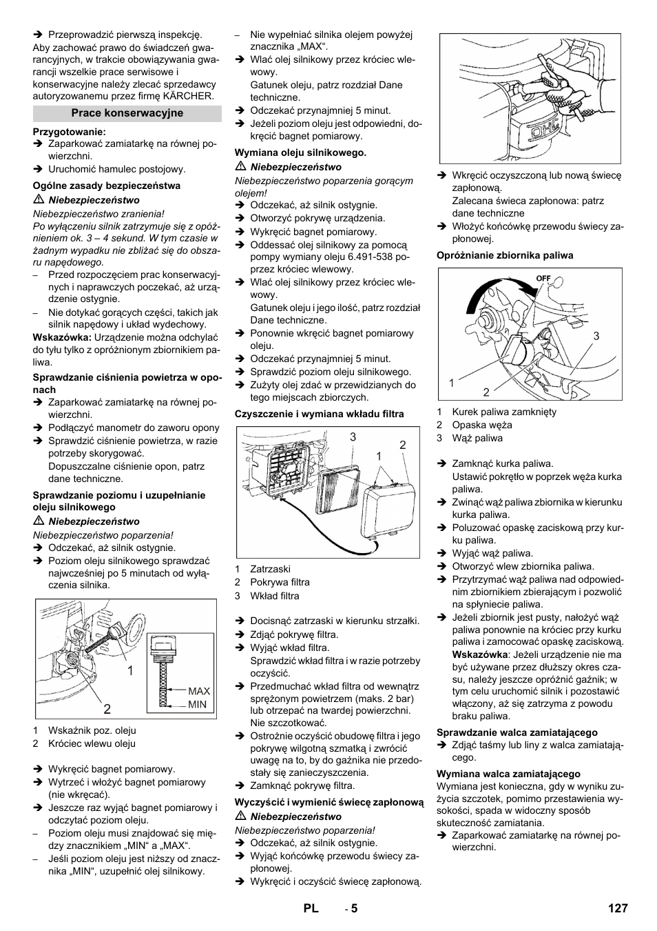 Karcher KM 80 W P User Manual | Page 127 / 196