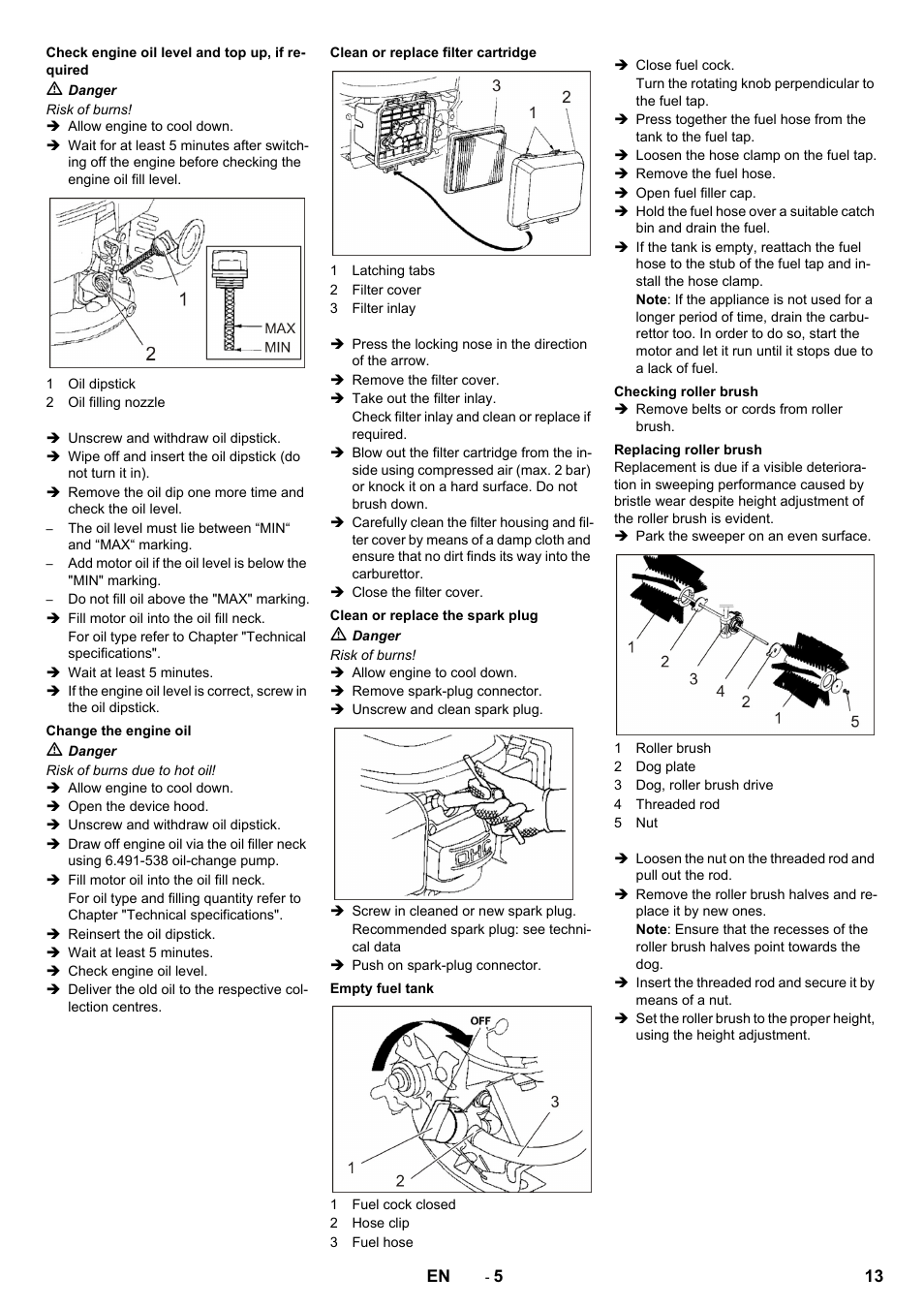 Karcher KM 80 W P User Manual | Page 13 / 196