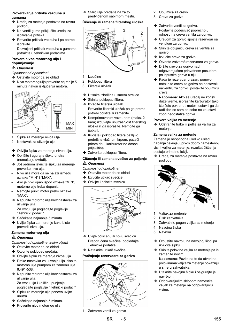 Karcher KM 80 W P User Manual | Page 155 / 196