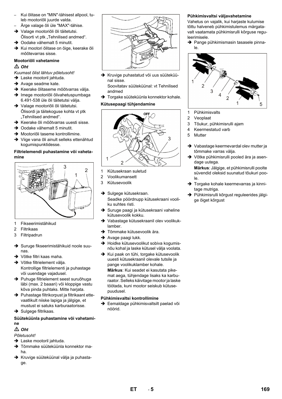 Karcher KM 80 W P User Manual | Page 169 / 196