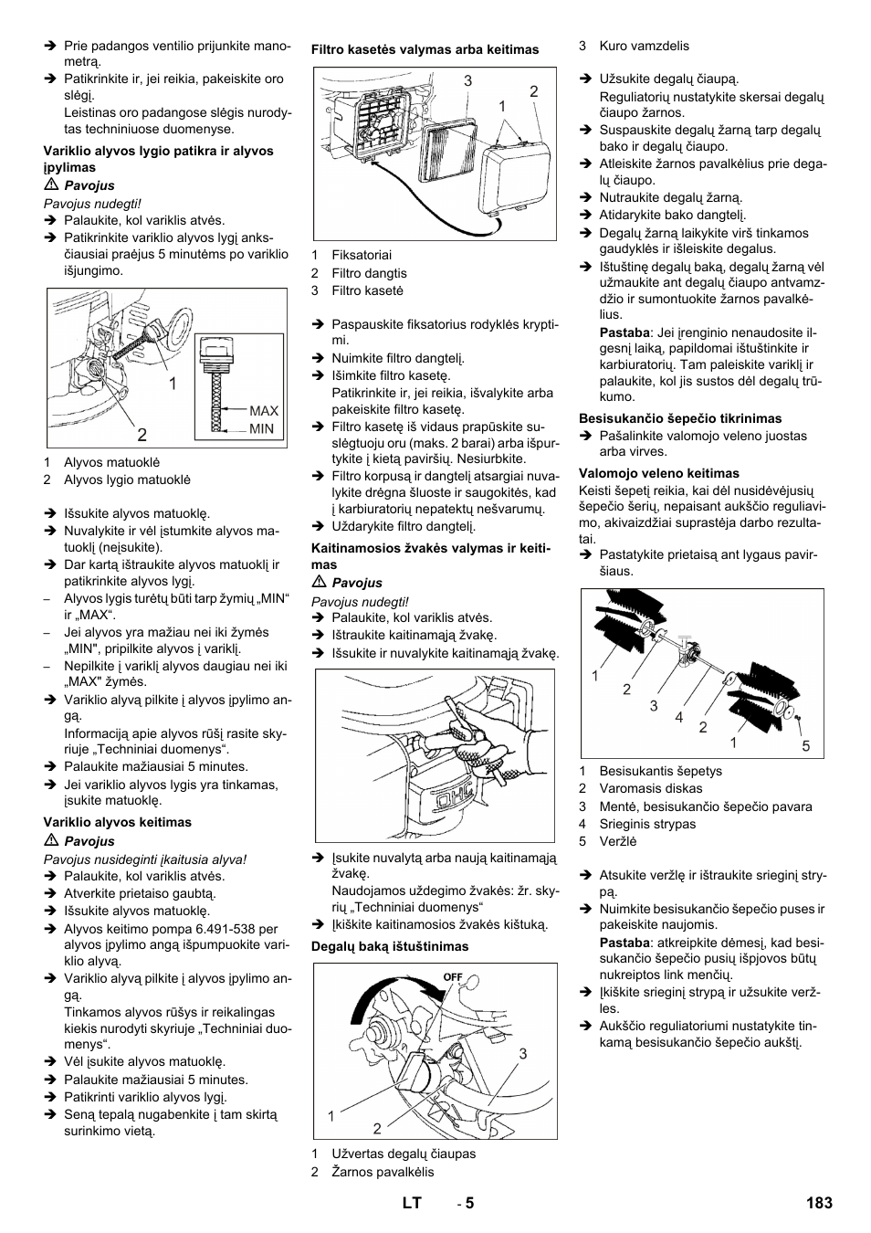 Karcher KM 80 W P User Manual | Page 183 / 196