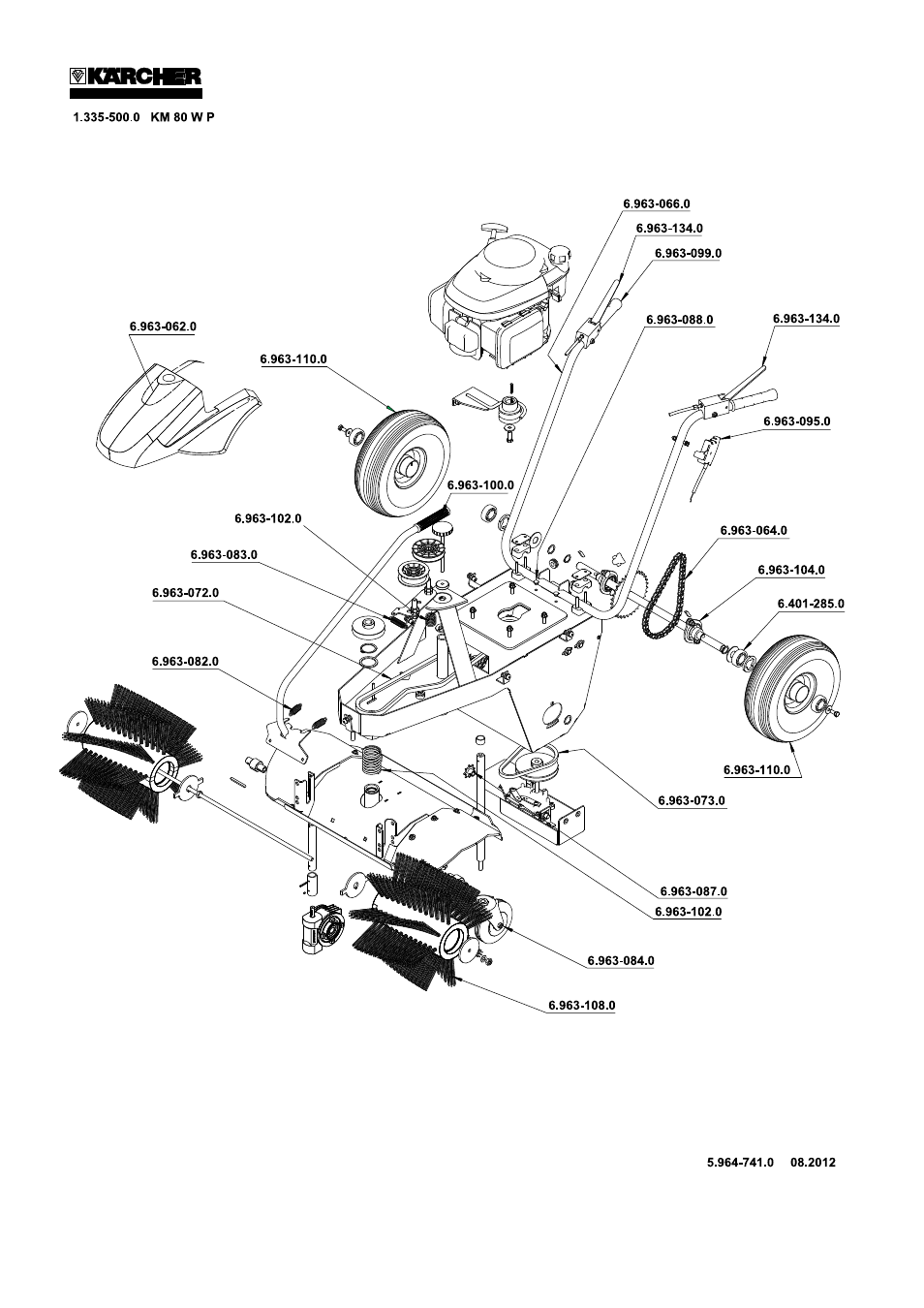 Karcher KM 80 W P User Manual | Page 195 / 196