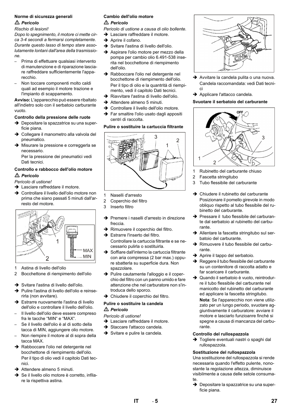 Karcher KM 80 W P User Manual | Page 27 / 196