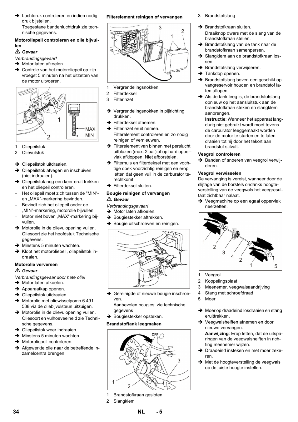 Karcher KM 80 W P User Manual | Page 34 / 196