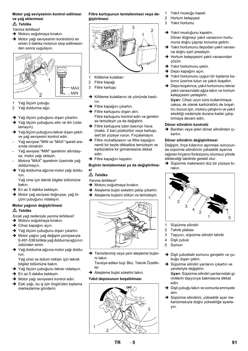 Karcher KM 80 W P User Manual | Page 91 / 196