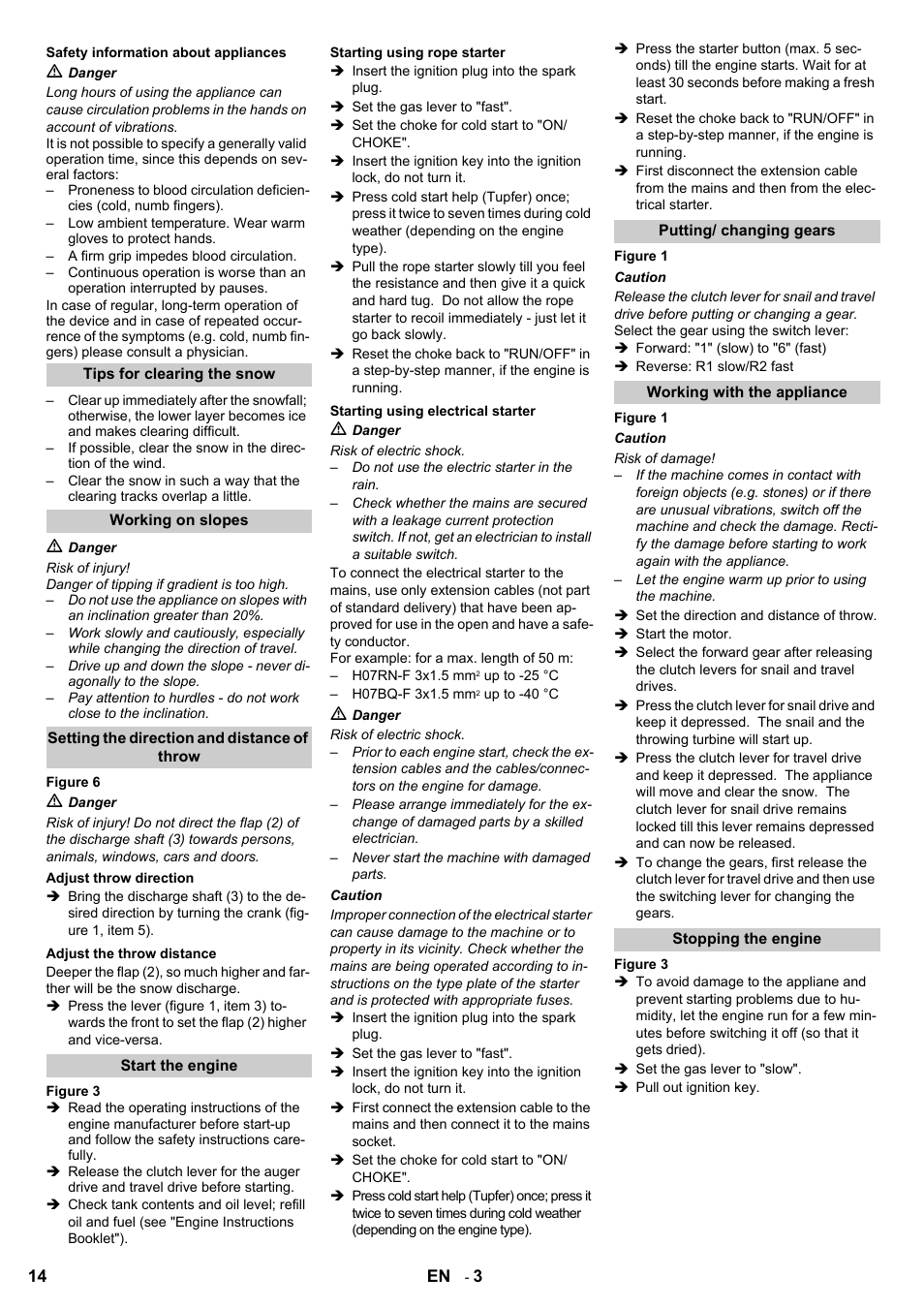 Karcher STH 8-66 User Manual | Page 14 / 128