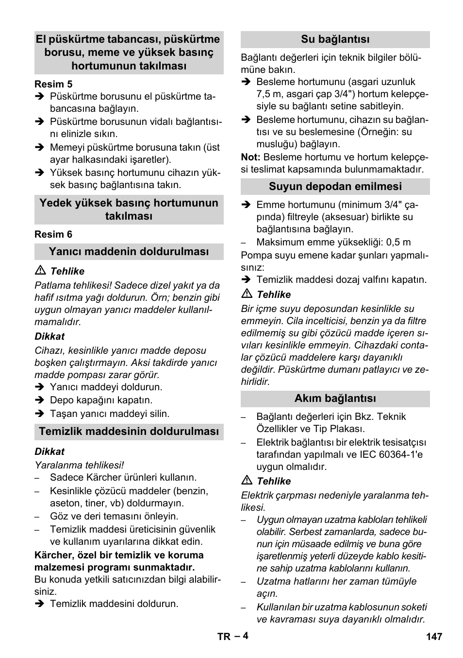 Karcher HDS 5-12 C User Manual | Page 147 / 320