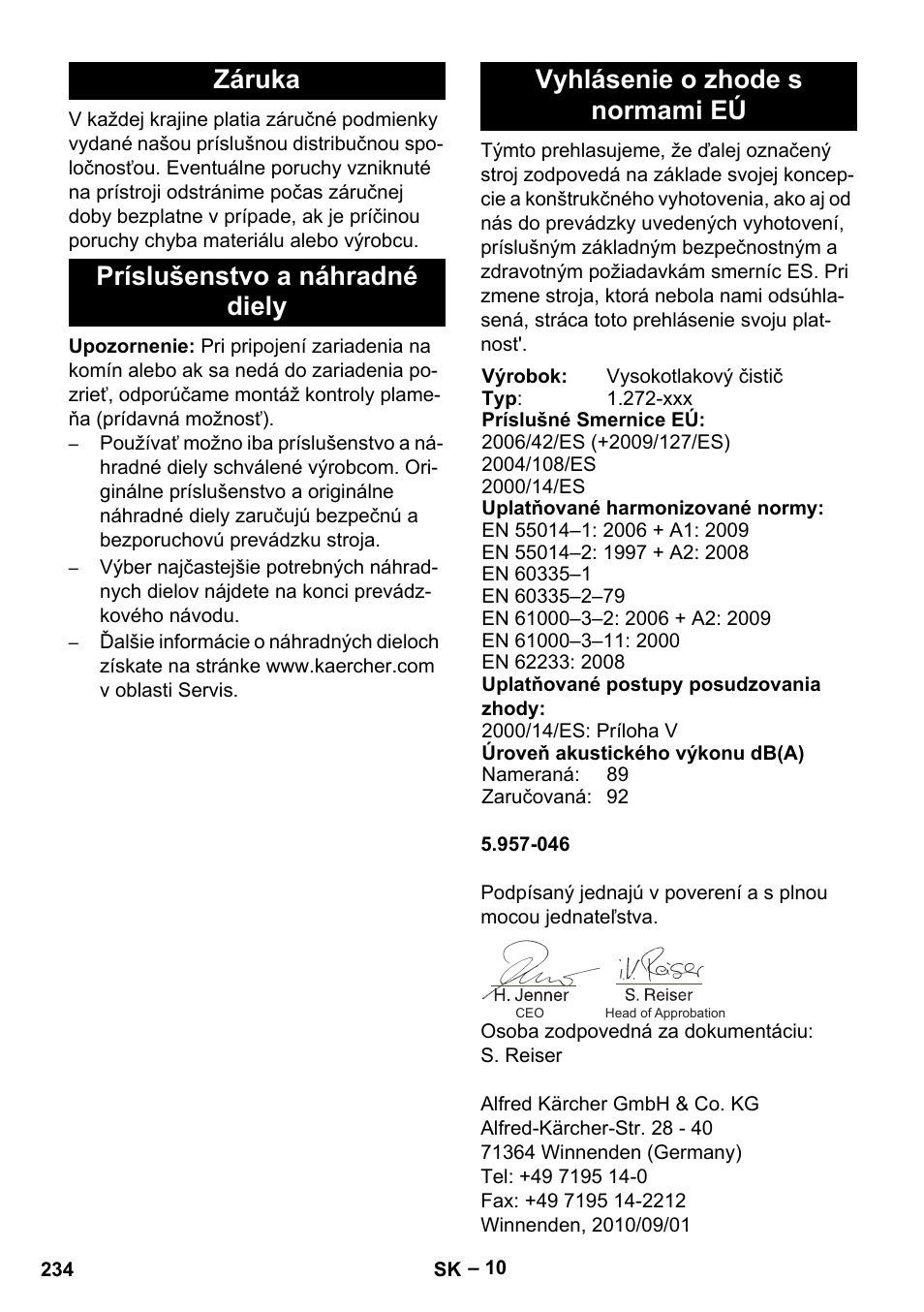 Karcher HDS 5-12 C User Manual | Page 234 / 320