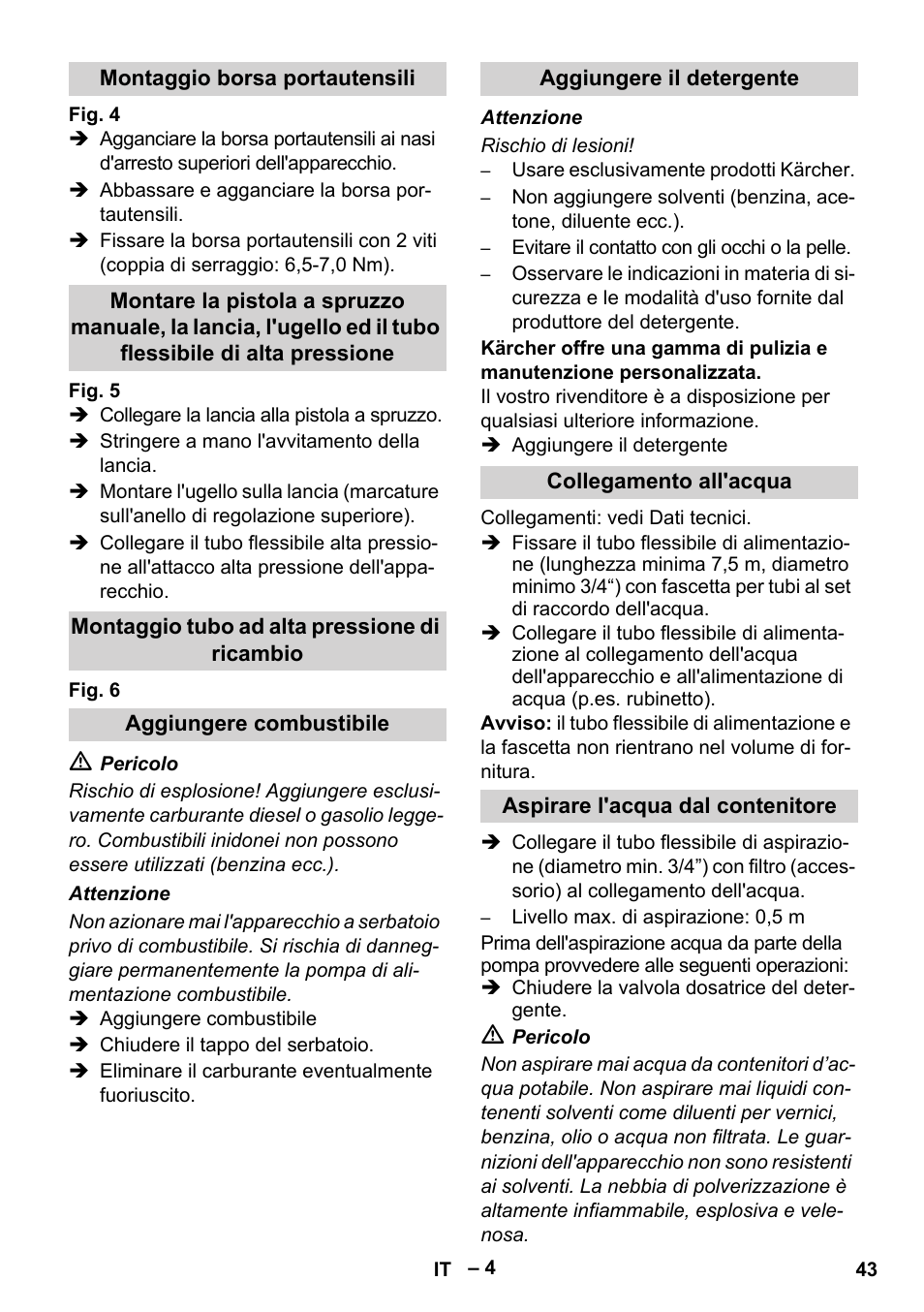 Karcher HDS 5-12 C User Manual | Page 43 / 320