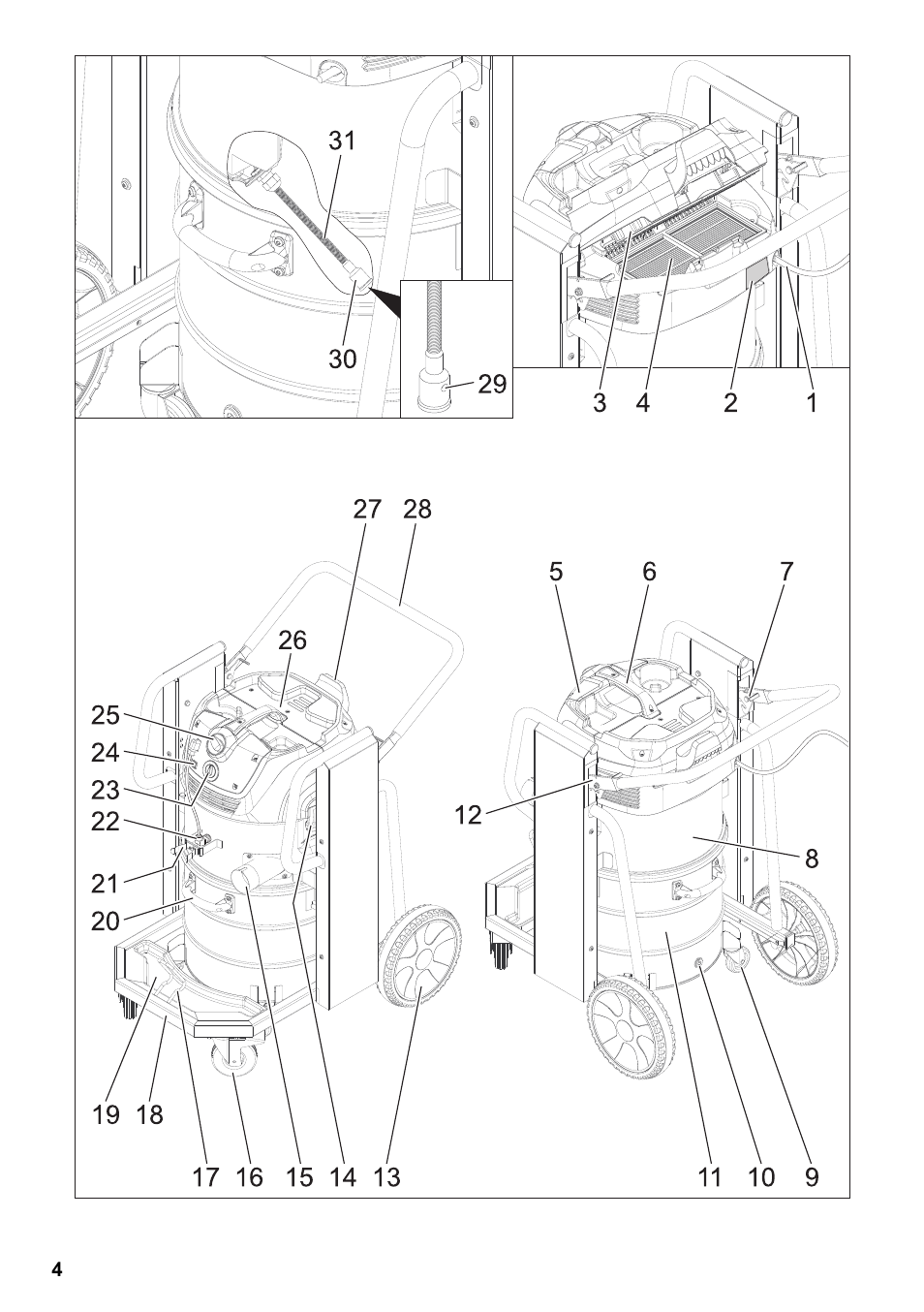 Karcher IVC 60-12-1 Tact EC User Manual | Page 4 / 188