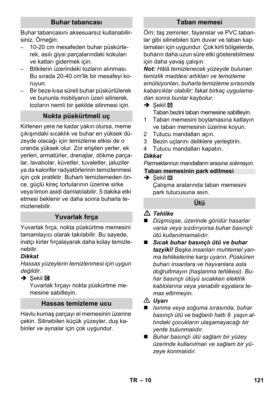 Karcher SC 1-030 B User Manual | Page 121 / 278