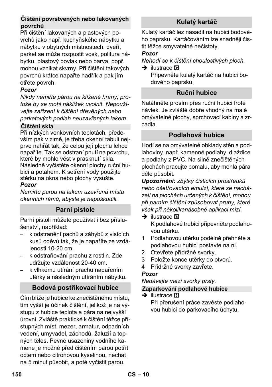 Karcher SC 1-030 B User Manual | Page 150 / 278