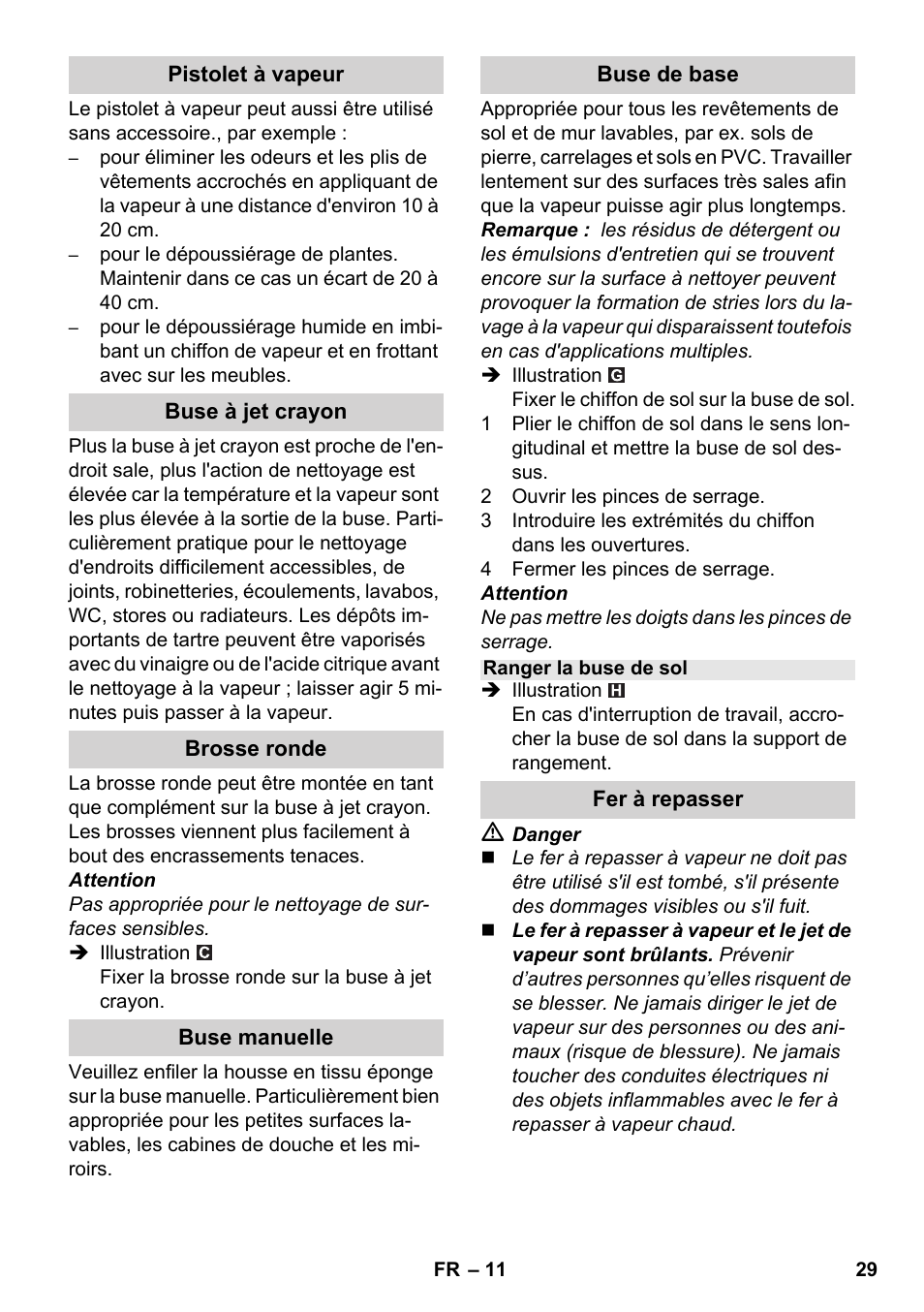 Karcher SC 1-030 B User Manual | Page 29 / 278