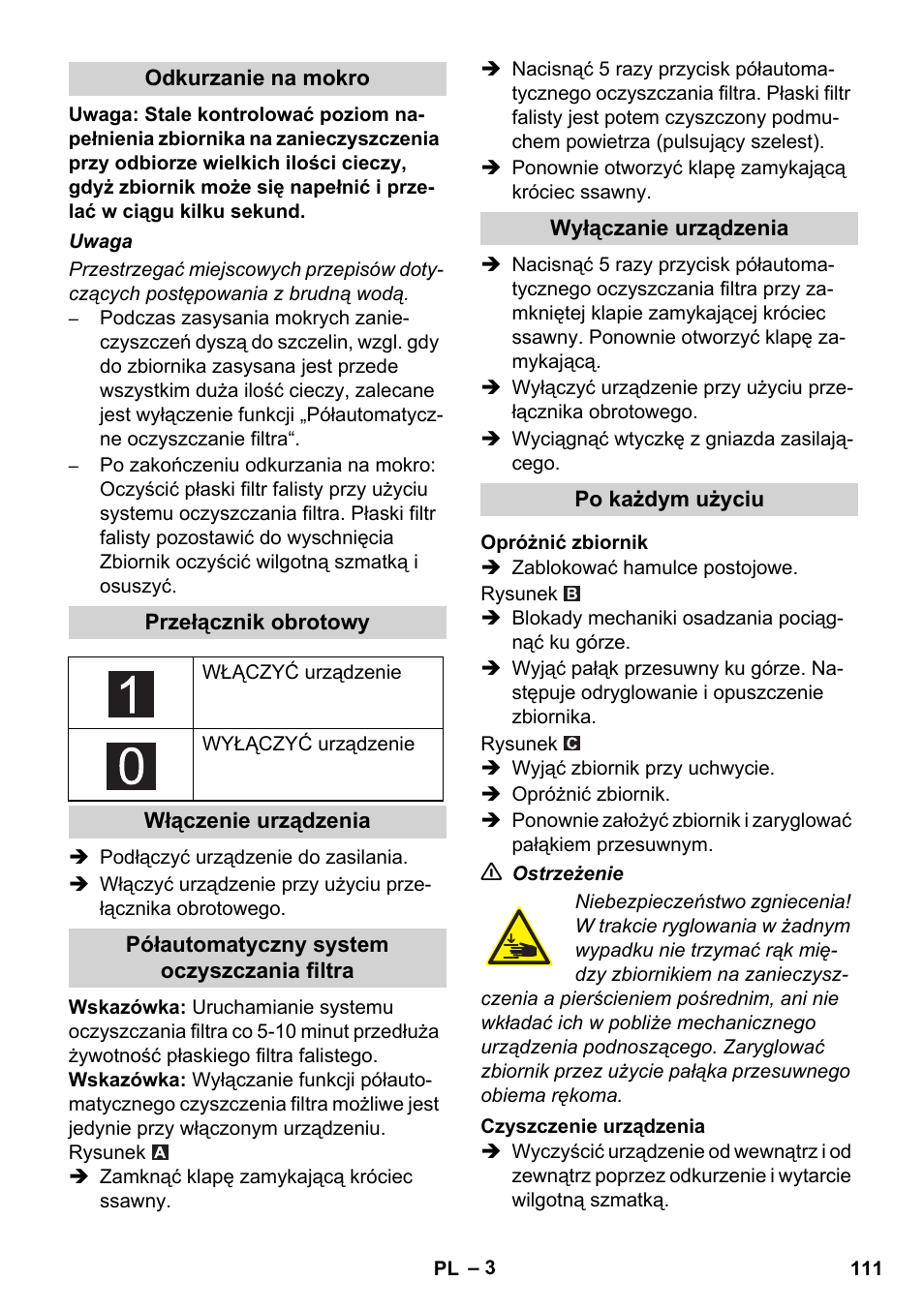 Karcher IVC 60-24-2 Ap User Manual | Page 111 / 172