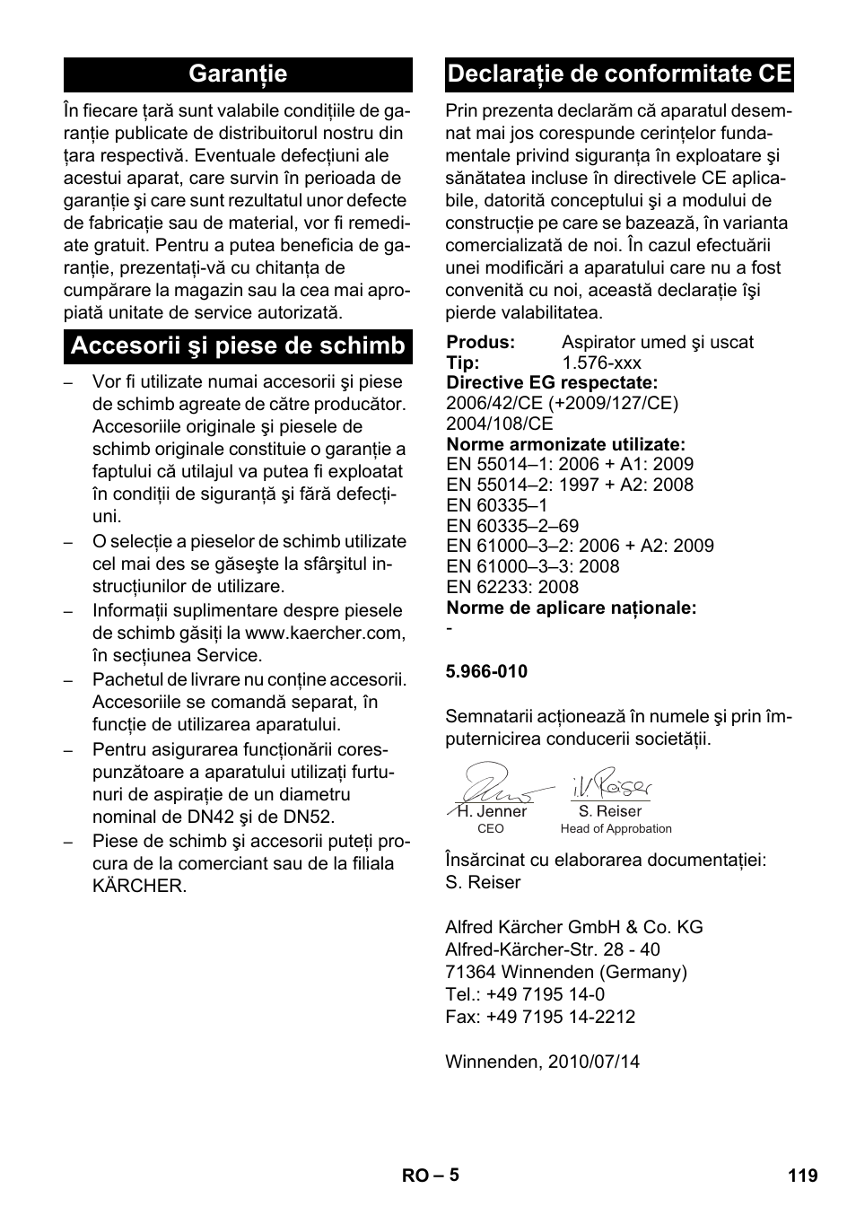 Karcher IVC 60-24-2 Ap User Manual | Page 119 / 172