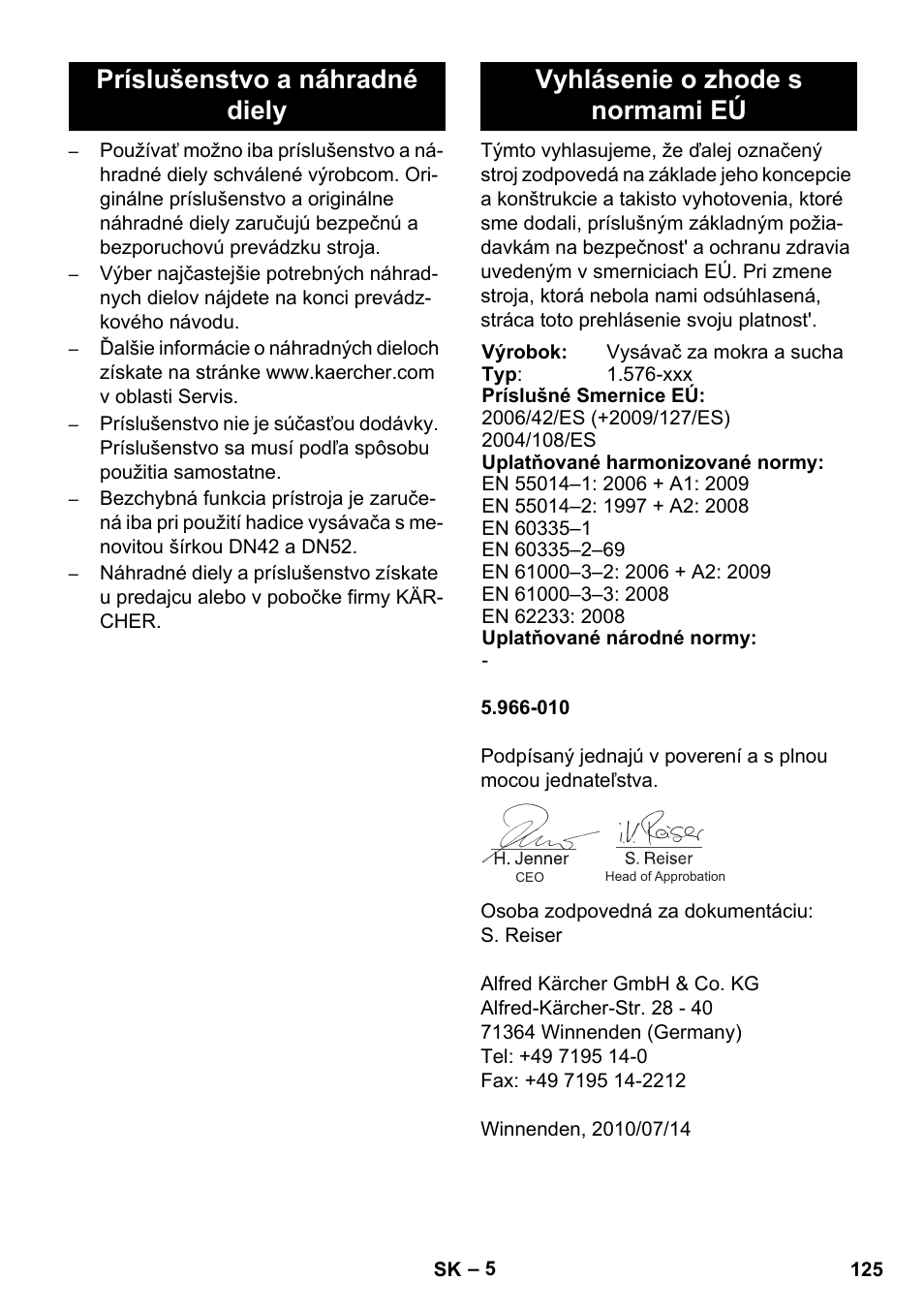 Karcher IVC 60-24-2 Ap User Manual | Page 125 / 172