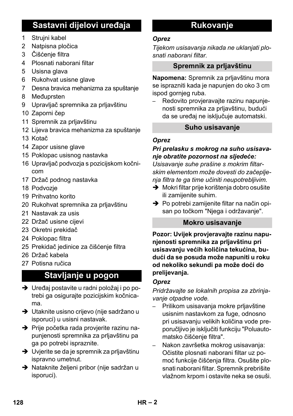 Karcher IVC 60-24-2 Ap User Manual | Page 128 / 172