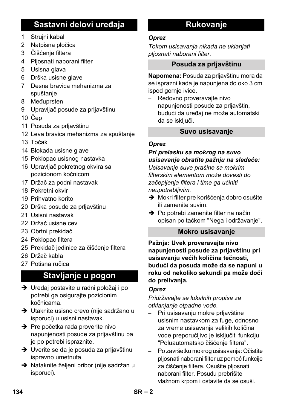 Karcher IVC 60-24-2 Ap User Manual | Page 134 / 172