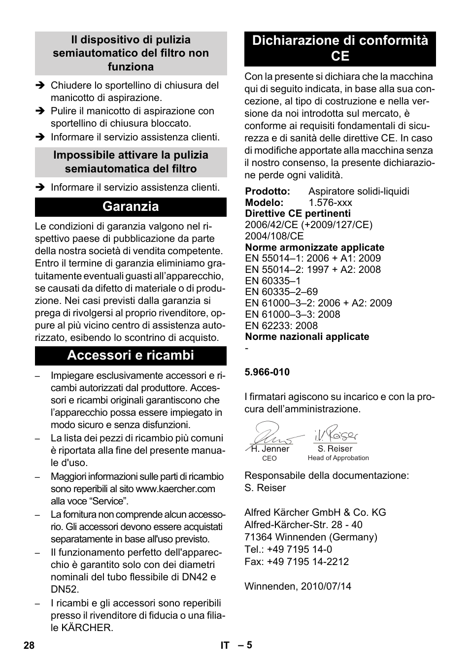 Karcher IVC 60-24-2 Ap User Manual | Page 28 / 172