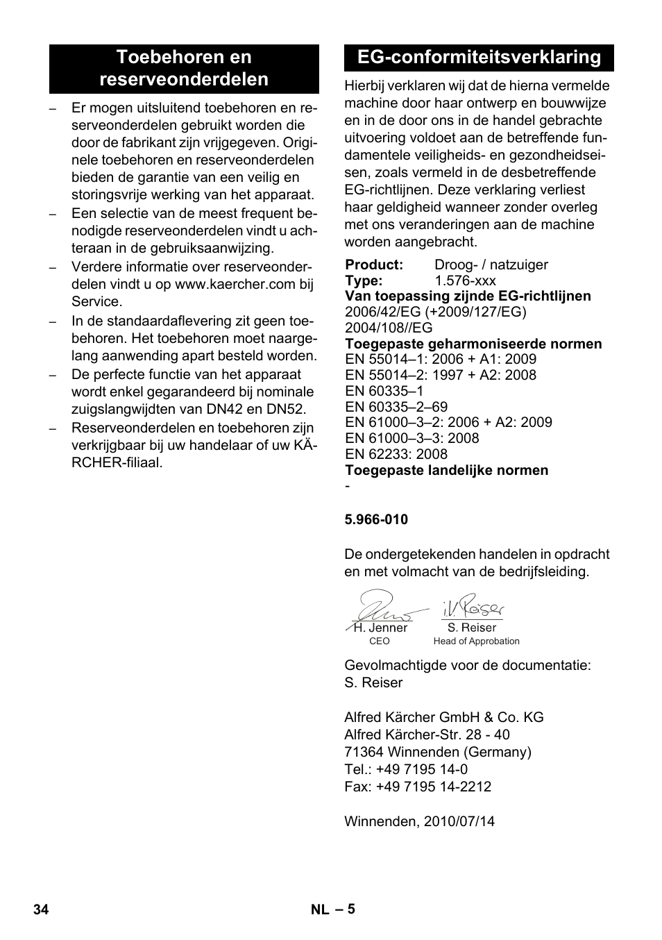 Karcher IVC 60-24-2 Ap User Manual | Page 34 / 172