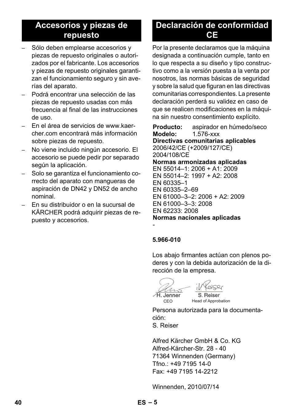 Karcher IVC 60-24-2 Ap User Manual | Page 40 / 172