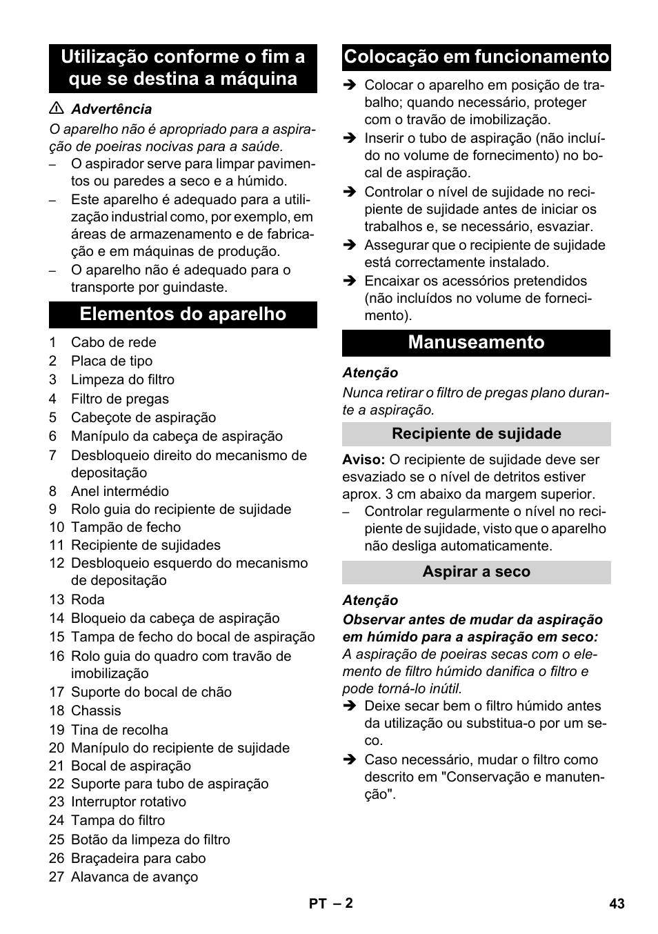 Karcher IVC 60-24-2 Ap User Manual | Page 43 / 172