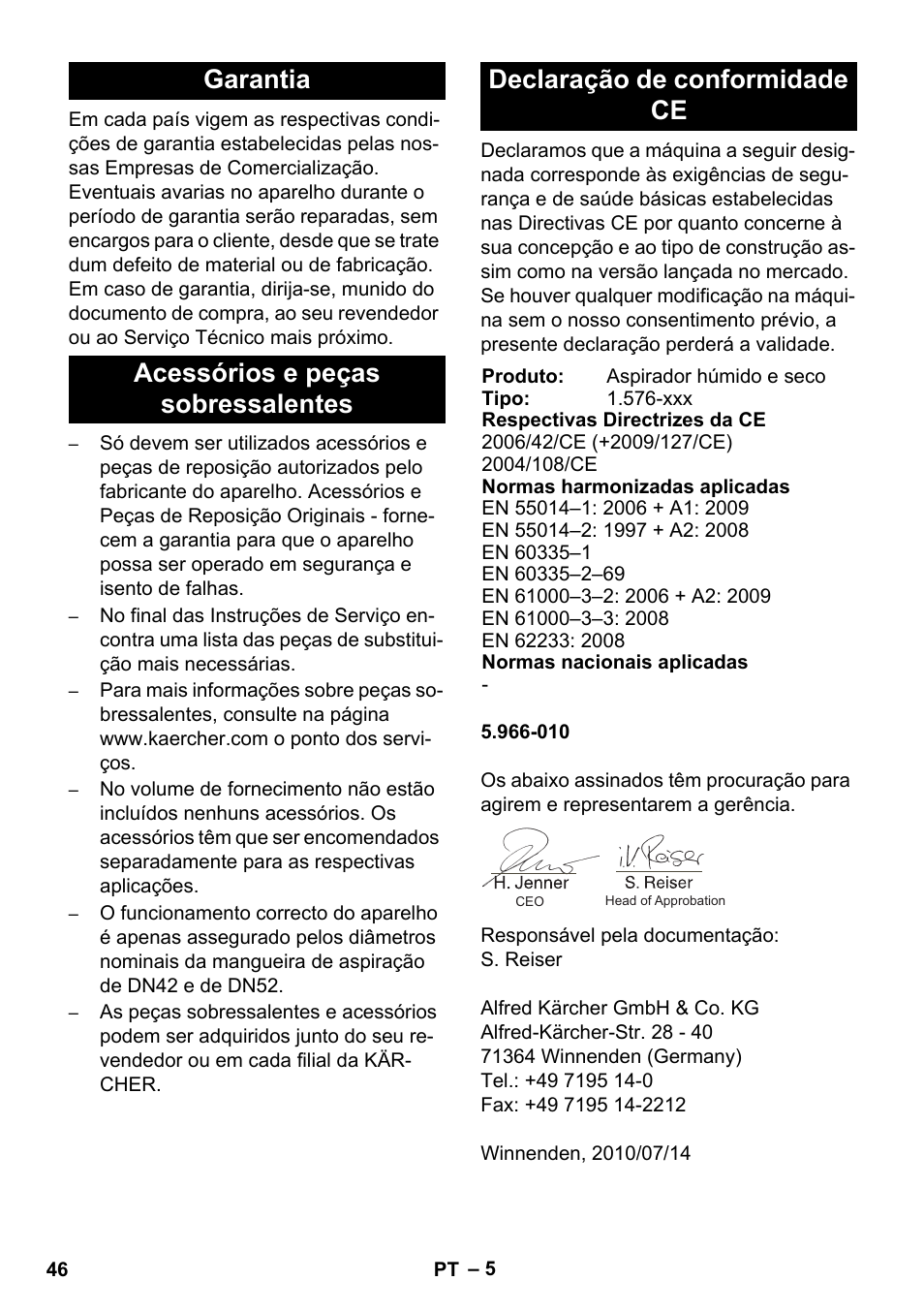 Karcher IVC 60-24-2 Ap User Manual | Page 46 / 172