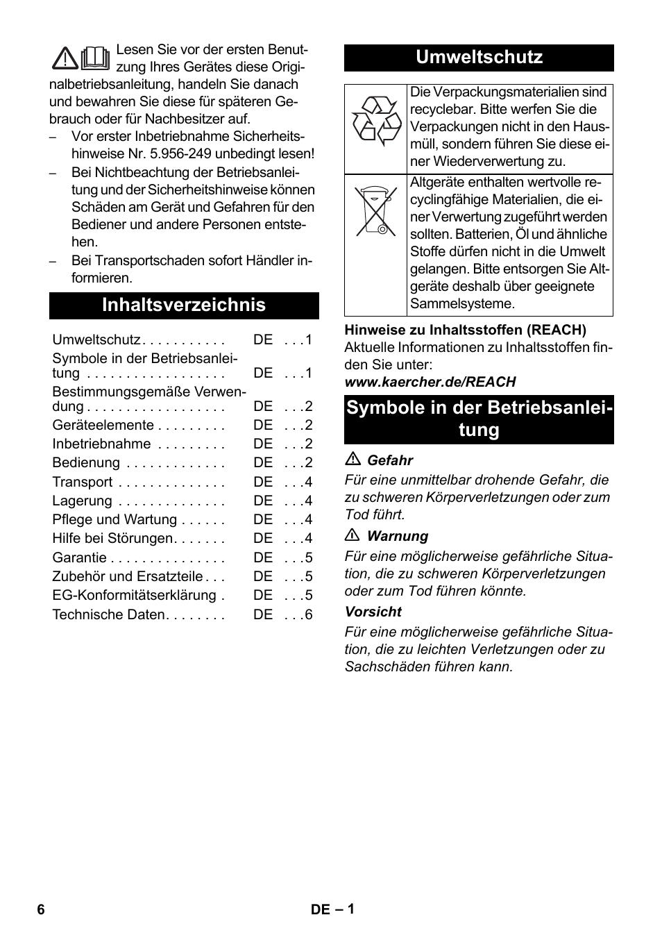 Karcher IVC 60-24-2 Ap User Manual | Page 6 / 172