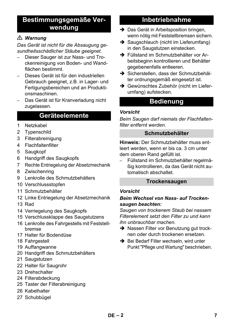 Karcher IVC 60-24-2 Ap User Manual | Page 7 / 172