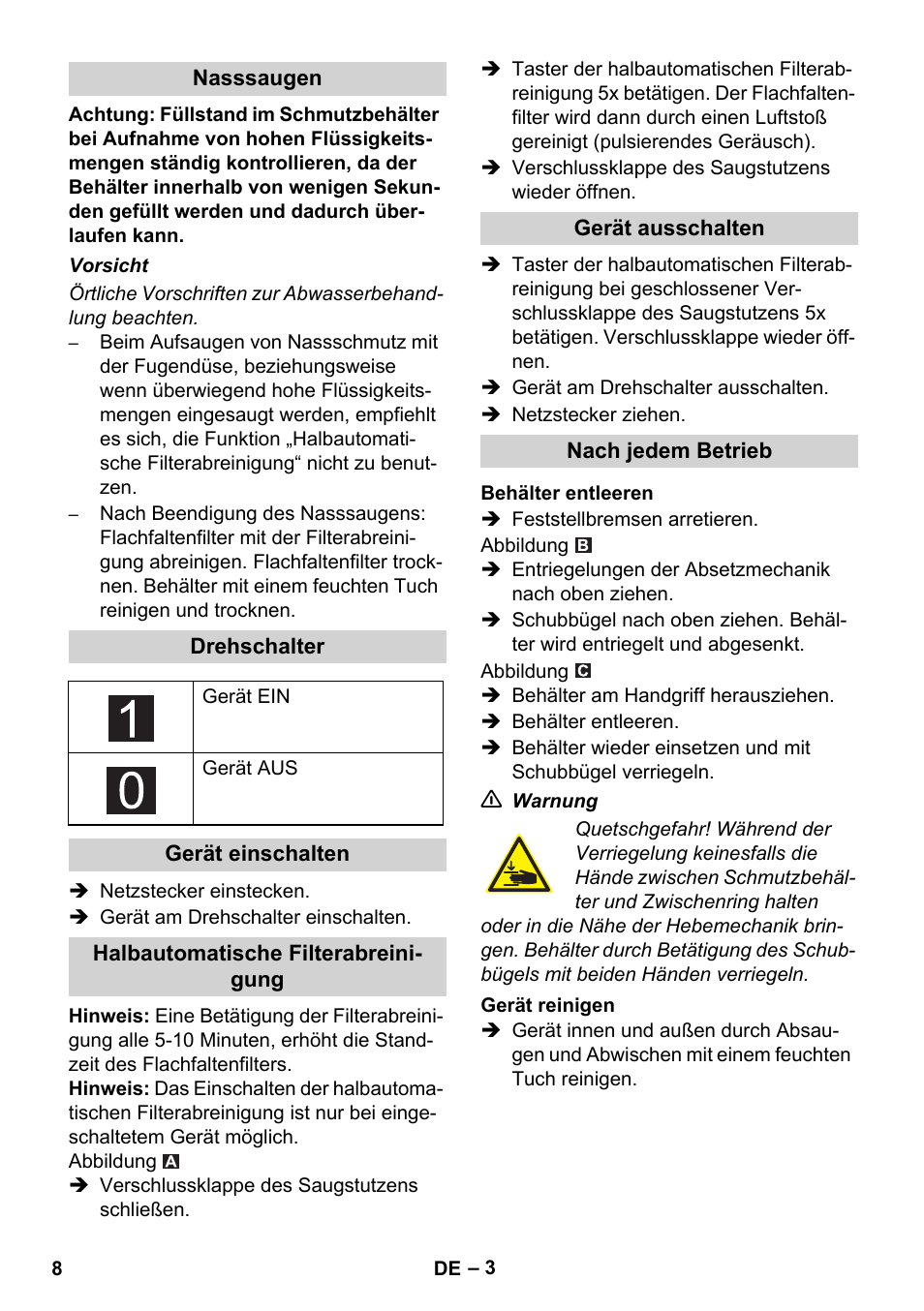 Karcher IVC 60-24-2 Ap User Manual | Page 8 / 172