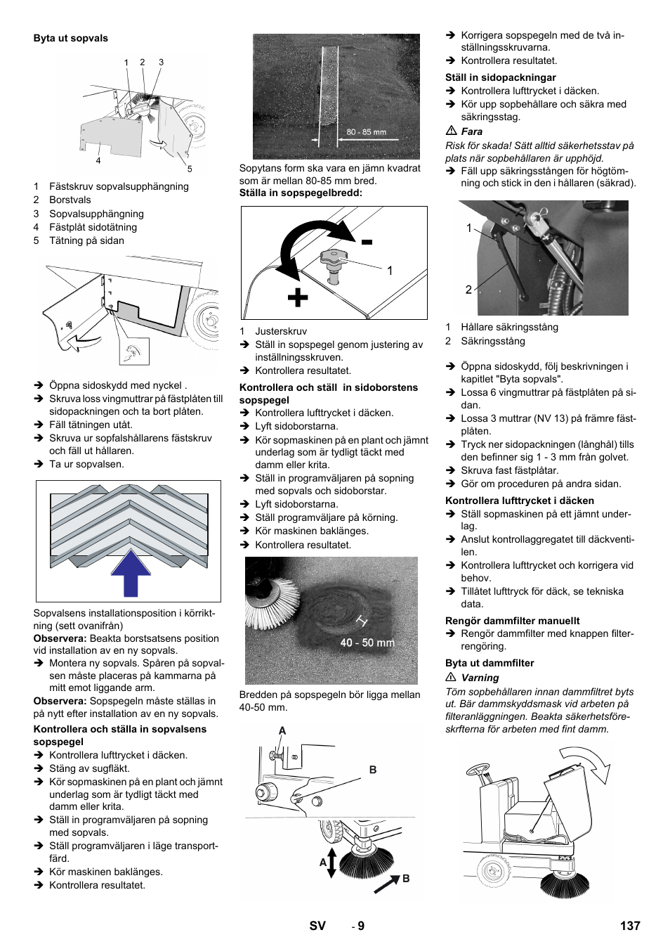 Karcher KM 150-500 D 4-r�drig User Manual | Page 137 / 420